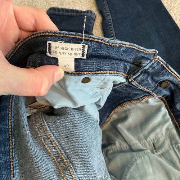 Madewell 10inch High Riser Skinny Skinny 30 - Picture 5 of 6